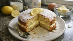 Torta soffice al limone senza latte e burro: semplice, profumata e facile da farcire