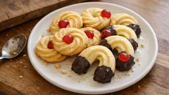 Biscotti da tè di frolla montata: friabili e delicati come in pasticceria