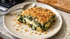 Sformato di spinaci e patate: il trucco per averlo morbido dentro e dorato sopra