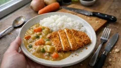 Tofu katsu curry: il piatto unico vegano con curry cremoso e tofu croccante